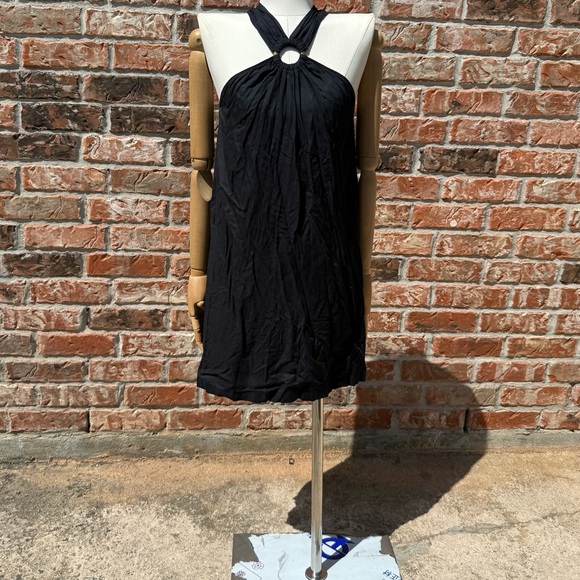 FARM Rio Black Halter Minidress w/Keyhole Neckline / S / Excellent condition - Picture 6 of 12